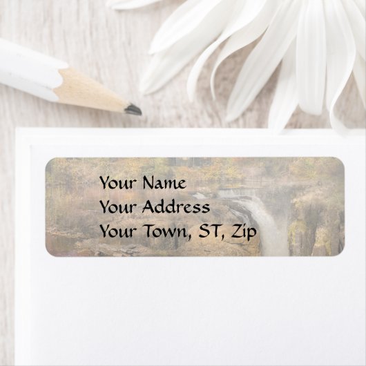 Herbst - Kabine am Wasserfall (Insitu)