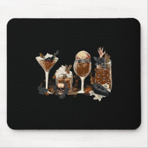 Herbst-Kaffee Halloween Kürbisgewürz Herbstsaison Mousepad