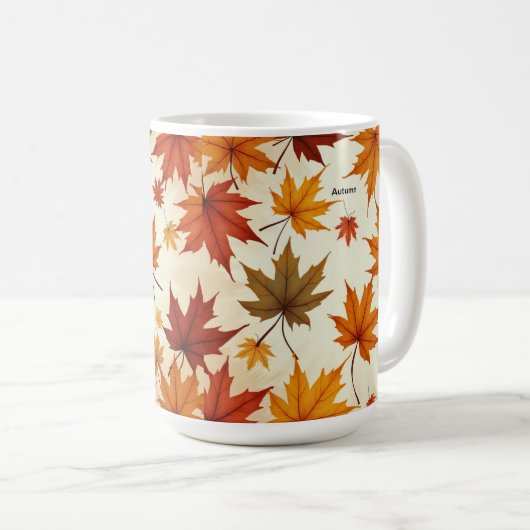 Herbst Kaffeetasse (VorderseiteRechts)
