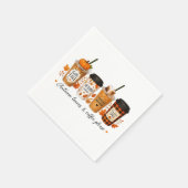 Herbst-Kaffeetassen Serviette (Ecke)