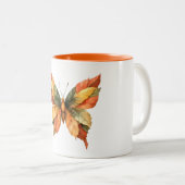 Herbst-Kaffeetassen Zweifarbige Tasse (VorderseiteRechts)