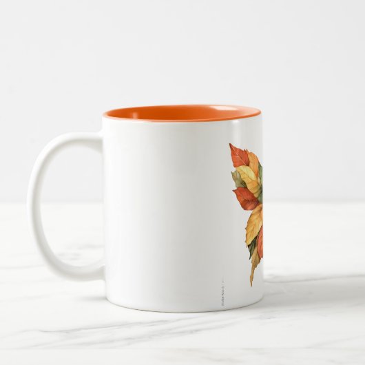 Herbst-Kaffeetassen Zweifarbige Tasse (Links)
