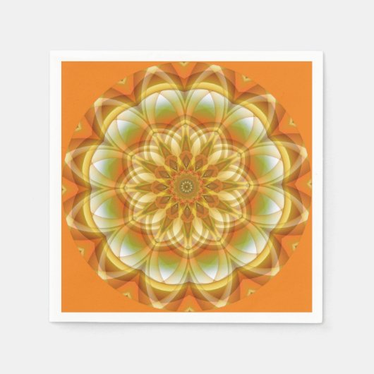 Herbst Kaleidoskop Classic Serviette (Vorderseite)