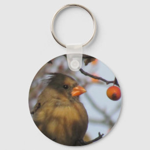 Herbst-Kardinal Schlüsselanhänger