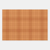Herbst Kariert Geschenkpapier Set (Vorderseite 2)