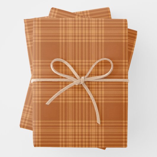 Herbst Kariert Geschenkpapier Set (Beispiel)