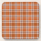 Herbst kariert getränkeuntersetzer (Vorderseite)