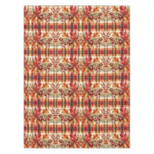 Herbst Kariert mit Blätter und Akkornen Tischdecke (Vorderseite)