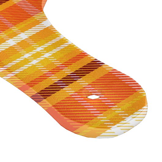 Herbst Kariert Orange Wohngestaltung Herbst Saison Schneidebrett (Ecke)