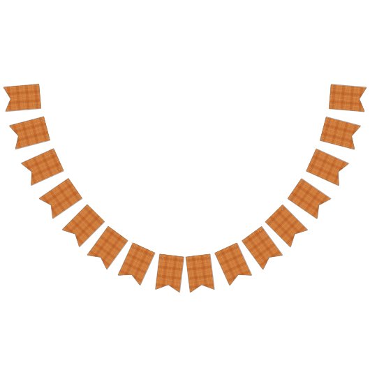Herbst Kariert Wimpelkette (Alle)