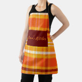 Herbst Karierte Tartan Wohngestaltung Herbst Saiso Schürze (InSitu)