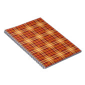 Herbst Kariertes Texturmuster-52627 Notizblock (Rechte Seite)