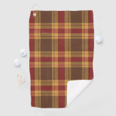 Herbst-Karo-Imitat-Stoff-Golfhandtuch Golfhandtuch (Insitu)