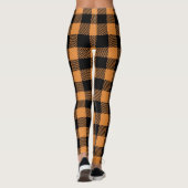 Herbst-Karomuster-Leggings Leggings (Rückseite)
