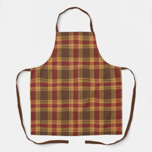 Herbst-Karottee-Faux-Stoff-Schürze Schürze