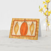 Herbst Karte (Gelbe Blume)