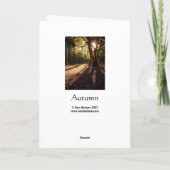 Herbst | karte (Rückseite)
