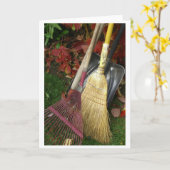 Herbst Karte (Gelbe Blume)