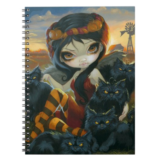 "Herbst-Kätzchen-" Notizbuch Notizblock (Vorderseite)