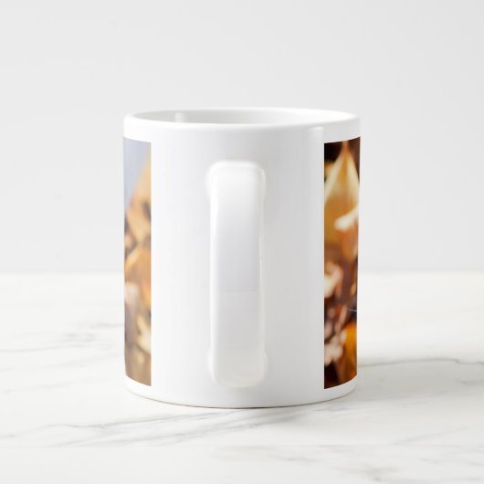 Herbst-Katze Jumbo-Tasse (Rückseite)