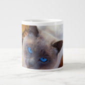 Herbst-Katze Jumbo-Tasse (Vorderseite)