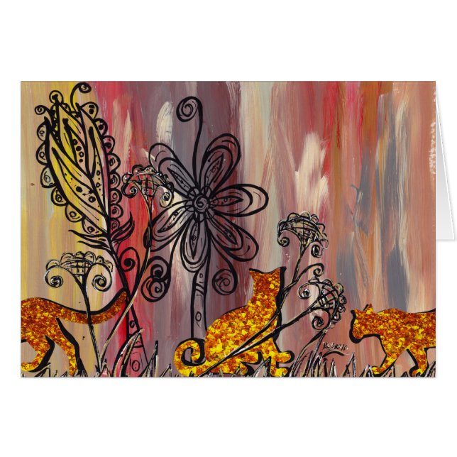 Herbst-Katzen 2 (Vorderseite (Horizontal))