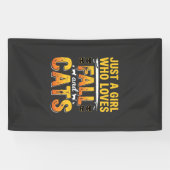 Herbst Katzen Mädchen Halloween Design_1 Banner (Horizontal)