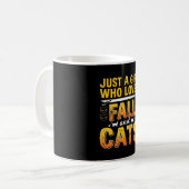 Herbst Katzen Mädchen Halloween Design_1 Kaffeetasse (Vorderseite Links)