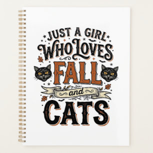 Herbst-Katzenliebhaber Vintage-Halloween-Shirt-Des Planer