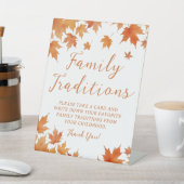 Herbst-Kinderdusche Traditionen Sockelschild (In SItu)