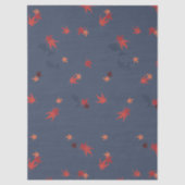 Herbst-Koi - blau Seidenpapier (Vorderseite)