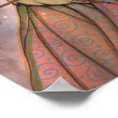 Herbst Königin Fairy Fantasy Kunst, Dichtung und M Poster (Ecke)