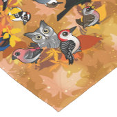 Herbst-Kranz der nordamerikanischen Vögel Kurzer Tischläufer (Ecke)