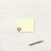 Herbst-Kranz der nordamerikanischen Vögel Post-it Klebezettel (Auf Schreibtisch)