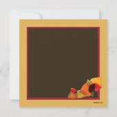 Herbst-Kranz-Einladung Einladung (Rückseite)