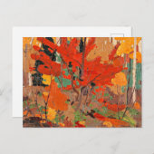 Herbst, Kunst von Tom Thomson, Postkarte (Vorne/Hinten)