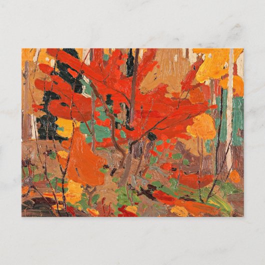Herbst, Kunst von Tom Thomson, Postkarte (Vorderseite)