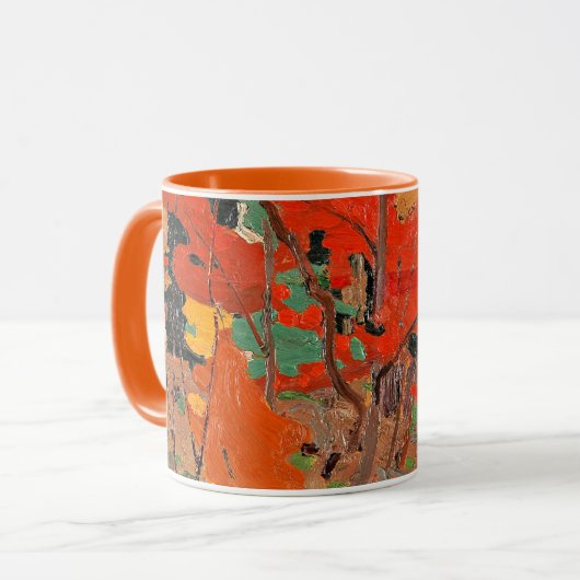 Herbst, Kunst von Tom Thomson, Tasse (Vorderseite Links)