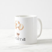 Herbst-Kürbis-Balloons Kaffeetasse (VorderseiteRechts)