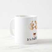Herbst-Kürbis-Balloons Kaffeetasse (Vorderseite Links)