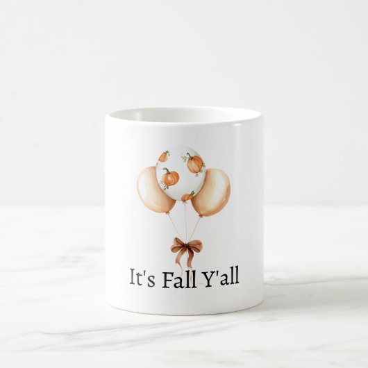 Herbst-Kürbis-Balloons Kaffeetasse (Mittel)