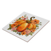 Herbst-Kürbis-Blumen-Keramikfliese Fliese (Seite)