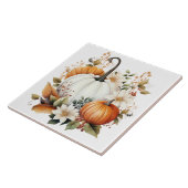 Herbst-Kürbis-Blumen-Keramikfliese Fliese (Seite)