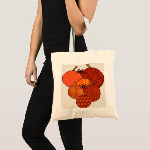 Herbst Kürbis Design Tote Tasche. Tragetasche