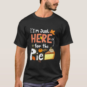 Herbst-Kürbis-Gewürz-Erntedankfest Ich bin nur hie T-Shirt
