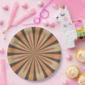 Herbst-Kürbis-Gewürz-Stern-Entwurf Pappteller (Party)