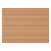 Herbst-Kürbis-Gewürz-Streifen der Farbe Tischdecke (Vorderseite (Horizontal))