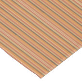 Herbst-Kürbis-Gewürz-Streifen der Farbe Tischdecke (Schrägansicht)