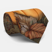 Herbst-Kürbis Halloween Krawatte (Gerollt)