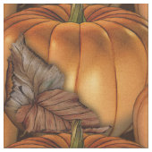 Herbst-Kürbis Halloween Stoff (Nahaufnahme)